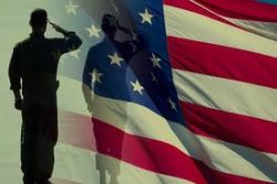Image of US Flag. Leo is a US Army Veteran.